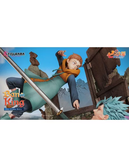 Seven Deadly Sins Diorama Elite Fandom 16 Ban vs King 54 cm Seven Deadly Sins Diorama Elite Fandom 16 Ban vs King 54 cm