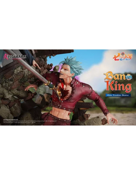 Seven Deadly Sins Diorama Elite Fandom 16 Ban vs King 54 cm Seven Deadly Sins Diorama Elite Fandom 16 Ban vs King 54 cm