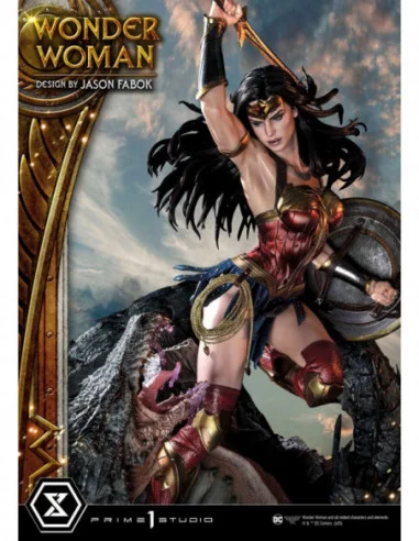 Wonder Woman Estatua 1/3 Wonder Woman vs. Hydra 81 cm