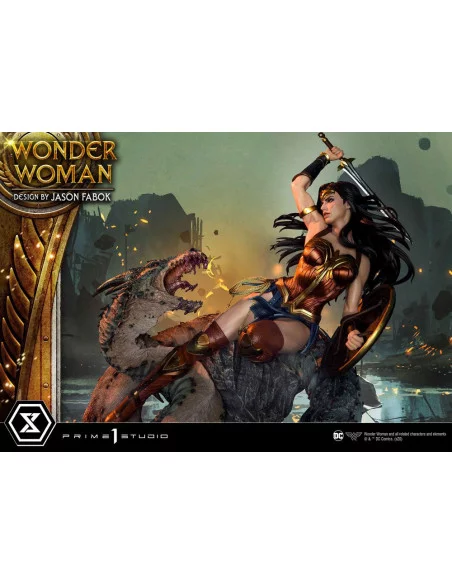 Wonder Woman Estatua 1/3 Wonder Woman vs. Hydra 81 cm