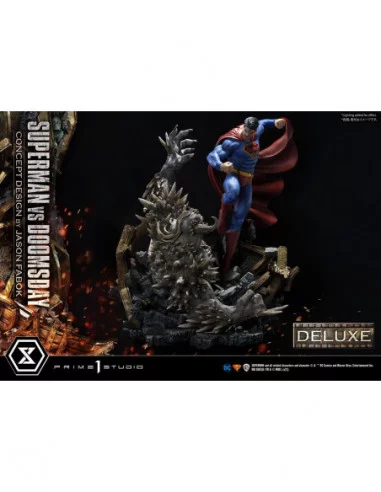 DC Comics Estatua 1/3 Superman Vs. Doomsday by Jason Fabok Deluxe Bonus Version 95 cm