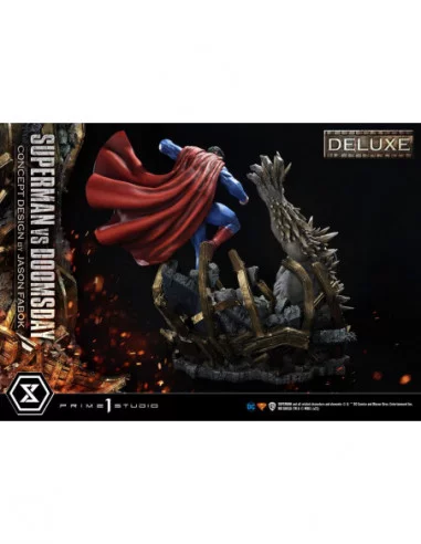 DC Comics Estatua 1/3 Superman Vs. Doomsday by Jason Fabok Deluxe Bonus Version 95 cm