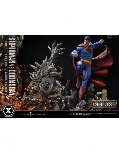 DC Comics Estatua 1/3 Superman Vs. Doomsday by Jason Fabok Deluxe Bonus Version 95 cm