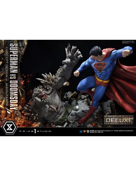 DC Comics Estatua 1/3 Superman Vs. Doomsday by Jason Fabok Deluxe Bonus Version 95 cm