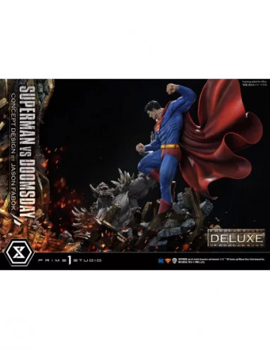 DC Comics Estatua 1/3 Superman Vs. Doomsday by Jason Fabok Deluxe Bonus Version 95 cm