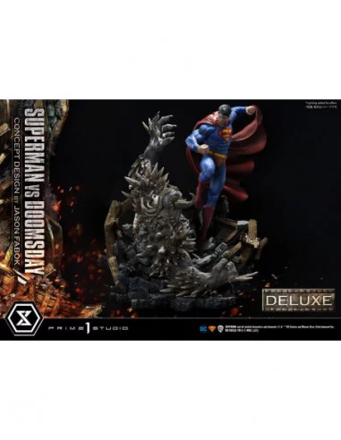 DC Comics Estatua 1/3 Superman Vs. Doomsday by Jason Fabok Deluxe Bonus Version 95 cm