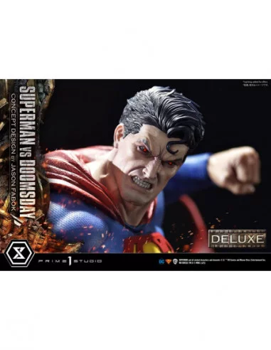 DC Comics Estatua 1/3 Superman Vs. Doomsday by Jason Fabok Deluxe Bonus Version 95 cm