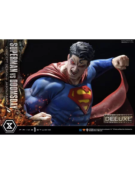DC Comics Estatua 1/3 Superman Vs. Doomsday by Jason Fabok Deluxe Bonus Version 95 cm