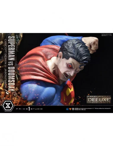 DC Comics Estatua 1/3 Superman Vs. Doomsday by Jason Fabok Deluxe Bonus Version 95 cm