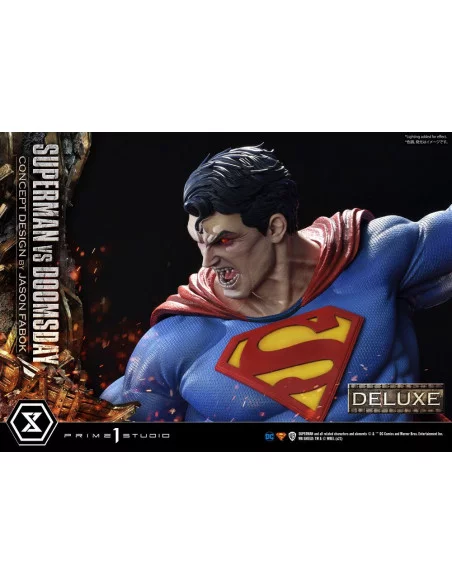DC Comics Estatua 1/3 Superman Vs. Doomsday by Jason Fabok Deluxe Bonus Version 95 cm