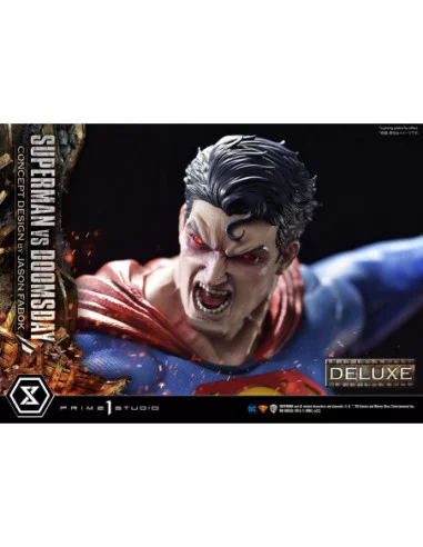 DC Comics Estatua 1/3 Superman Vs. Doomsday by Jason Fabok Deluxe Bonus Version 95 cm