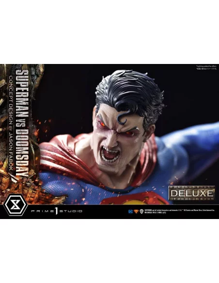 DC Comics Estatua 1/3 Superman Vs. Doomsday by Jason Fabok Deluxe Bonus Version 95 cm