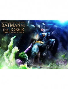 DC Comics Estatua 1/3 Batman vs. The Joker by Jason Fabok Deluxe Bonus Version 85 cm 2