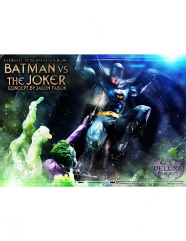 DC Comics Estatua 1/3 Batman vs. The Joker by Jason Fabok Deluxe Bonus Version 85 cm