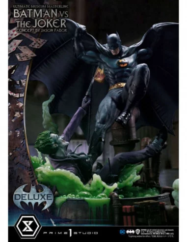 DC Comics Estatua 1/3 Batman vs. The Joker by Jason Fabok Deluxe Bonus Version 85 cm
