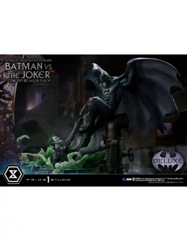 DC Comics Estatua 1/3 Batman vs. The Joker by Jason Fabok Deluxe Bonus Version 85 cm