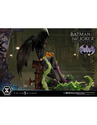DC Comics Estatua 1/3 Batman vs. The Joker by Jason Fabok Deluxe Bonus Version 85 cm