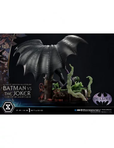 DC Comics Estatua 1/3 Batman vs. The Joker by Jason Fabok Deluxe Bonus Version 85 cm