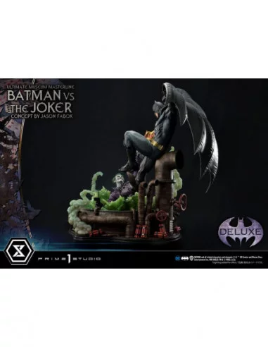 DC Comics Estatua 1/3 Batman vs. The Joker by Jason Fabok Deluxe Bonus Version 85 cm