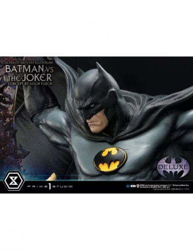 DC Comics Estatua 1/3 Batman vs. The Joker by Jason Fabok Deluxe Bonus Version 85 cm