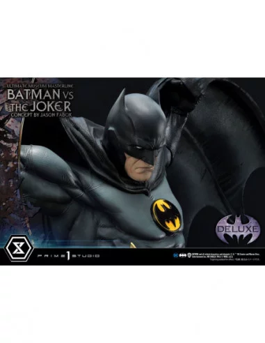 DC Comics Estatua 1/3 Batman vs. The Joker by Jason Fabok Deluxe Bonus Version 85 cm