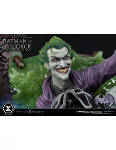 DC Comics Estatua 1/3 Batman vs. The Joker by Jason Fabok Deluxe Bonus Version 85 cm