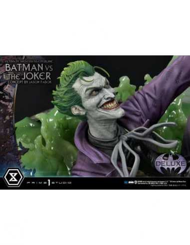 DC Comics Estatua 1/3 Batman vs. The Joker by Jason Fabok Deluxe Bonus Version 85 cm