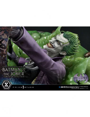 DC Comics Estatua 1/3 Batman vs. The Joker by Jason Fabok Deluxe Bonus Version 85 cm