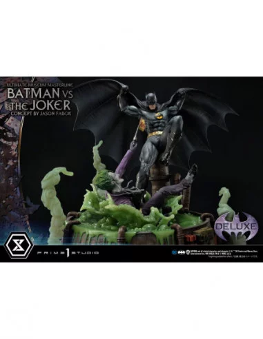 DC Comics Estatua 1/3 Batman vs. The Joker by Jason Fabok Deluxe Bonus Version 85 cm