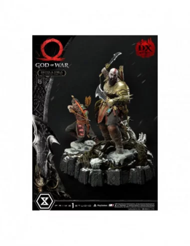 God of War Premium Masterline Series Estatua Kratos and Atreus in the Valkyrie (Deluxe) 72 cm