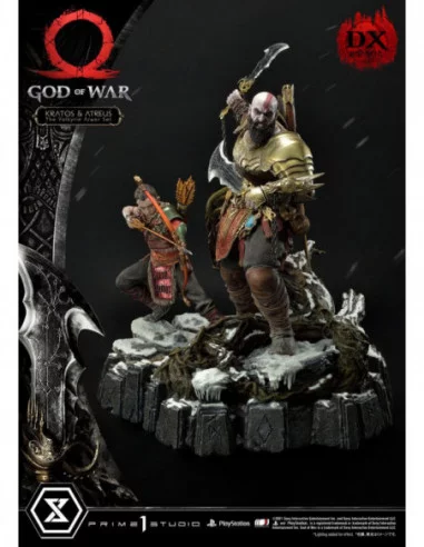 God of War Premium Masterline Series Estatua Kratos and Atreus in the Valkyrie (Deluxe) 72 cm