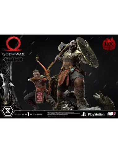 God of War Premium Masterline Series Estatua Kratos and Atreus in the Valkyrie (Deluxe) 72 cm