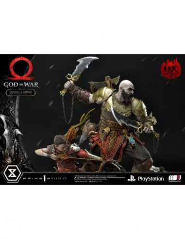 God of War Premium Masterline Series Estatua Kratos and Atreus in the Valkyrie (Deluxe) 72 cm