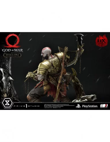 God of War Premium Masterline Series Estatua Kratos and Atreus in the Valkyrie (Deluxe) 72 cm