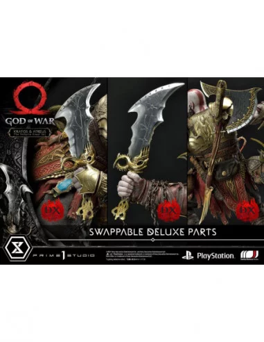 God of War Premium Masterline Series Estatua Kratos and Atreus in the Valkyrie (Deluxe) 72 cm