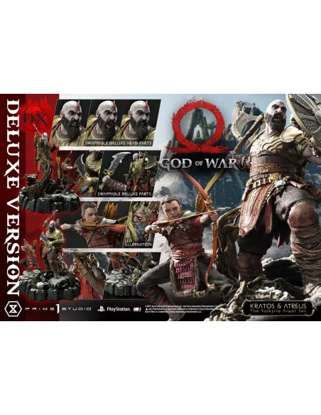 God of War Premium Masterline Series Estatua Kratos and Atreus in the Valkyrie (Deluxe) 72 cm