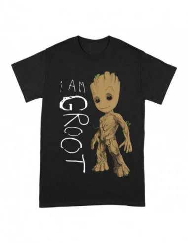 Marvel Camiseta Guardians of the Galaxy - I Am Groot Scribbles talla L