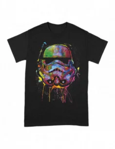Star Wars Camiseta Paint Splats Helmet talla S