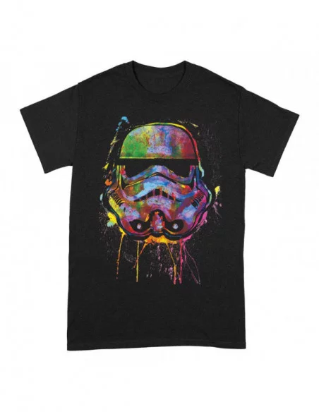 Star Wars Camiseta Paint Splats Helmet talla S