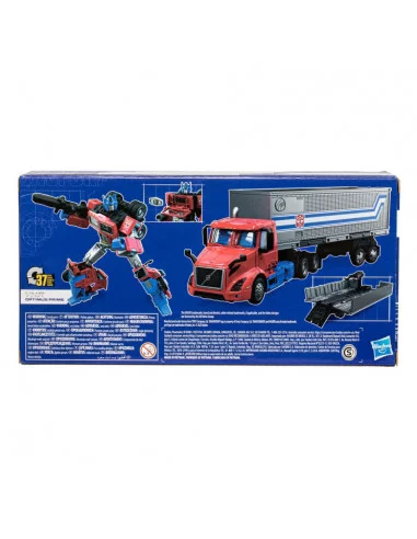 es::EMBALAJE DAÑADO Transformers Generations Leader Class Figura Volvo VNR 300 Optimus Prime 18 cm