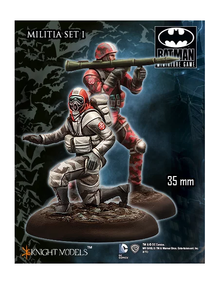 es::Batman Miniature Game: Militia Set - Figuras Knight Models