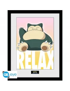es::Pokémon Póster Enmarcado Snorlax 30x40 cm