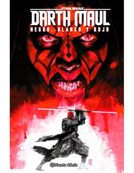 es::Star Wars Darth Maul: Blanco, Negro y Rojo