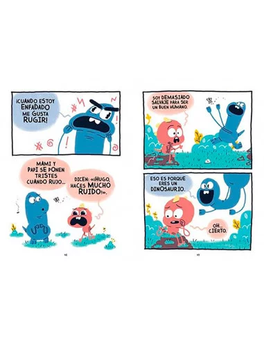 es::Super Hugo 1. Soy un dinosaurio