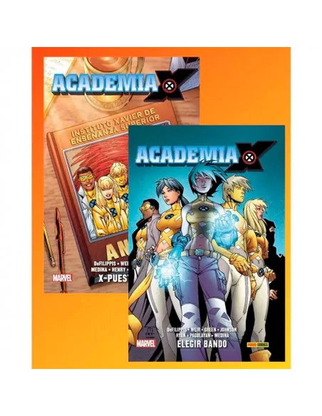 es::Academia X 01 + 02 (Pack 100% Marvel HC)