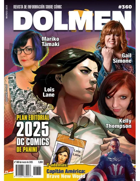 es::Dolmen 360. Plan editorial 2025 DC Comics de Panini