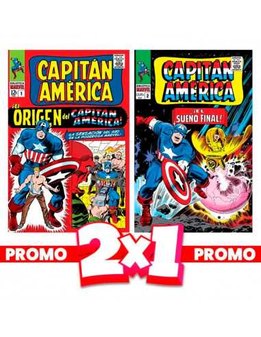 es::Biblioteca Marvel. Capitán América 2x1 (nº 1 y nº 2)