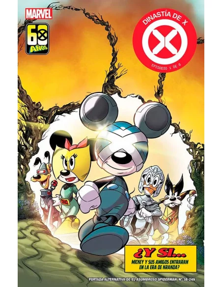 es::El Asombroso Spiderman 38 (249) (Portada Alternativa Disney-What If? Dinastía de X 01)