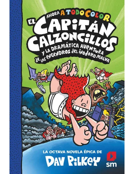 es::El Capitán Calzoncillos y la dramática aventura de los engendros del inodoro malva