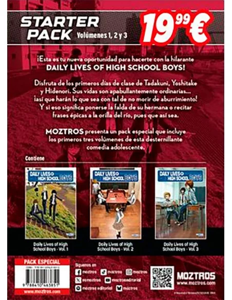 es::Starter Pack Daily Lives of High School Boys (Vol. 01 a 03)